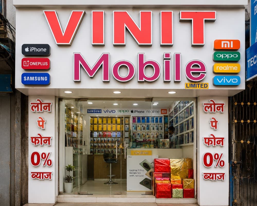 Vinit Mobile store at Chikuwadi, Pandesara