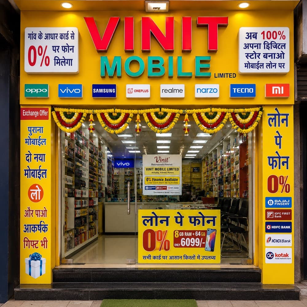 Vinit Mobile store at Binekar, Sachin