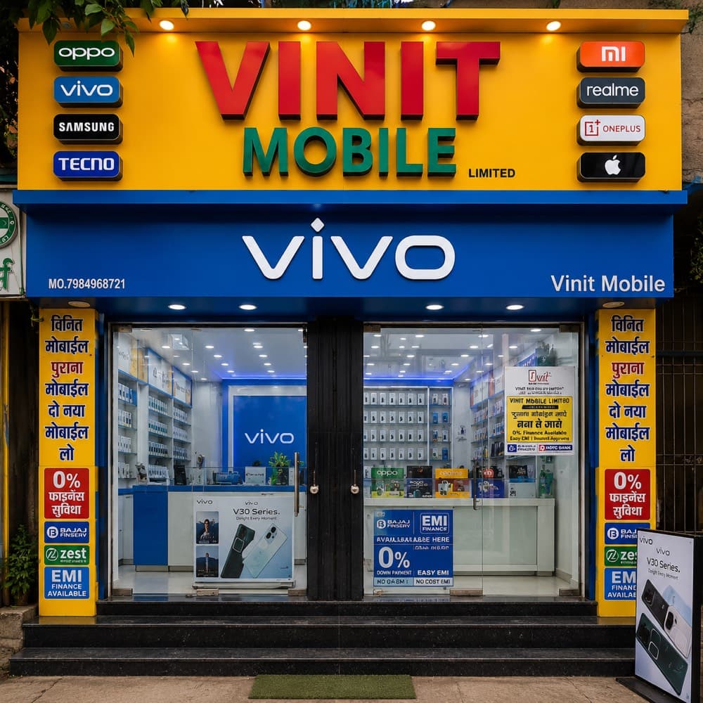 Vinit Mobile store at Terenaam, Bamroli