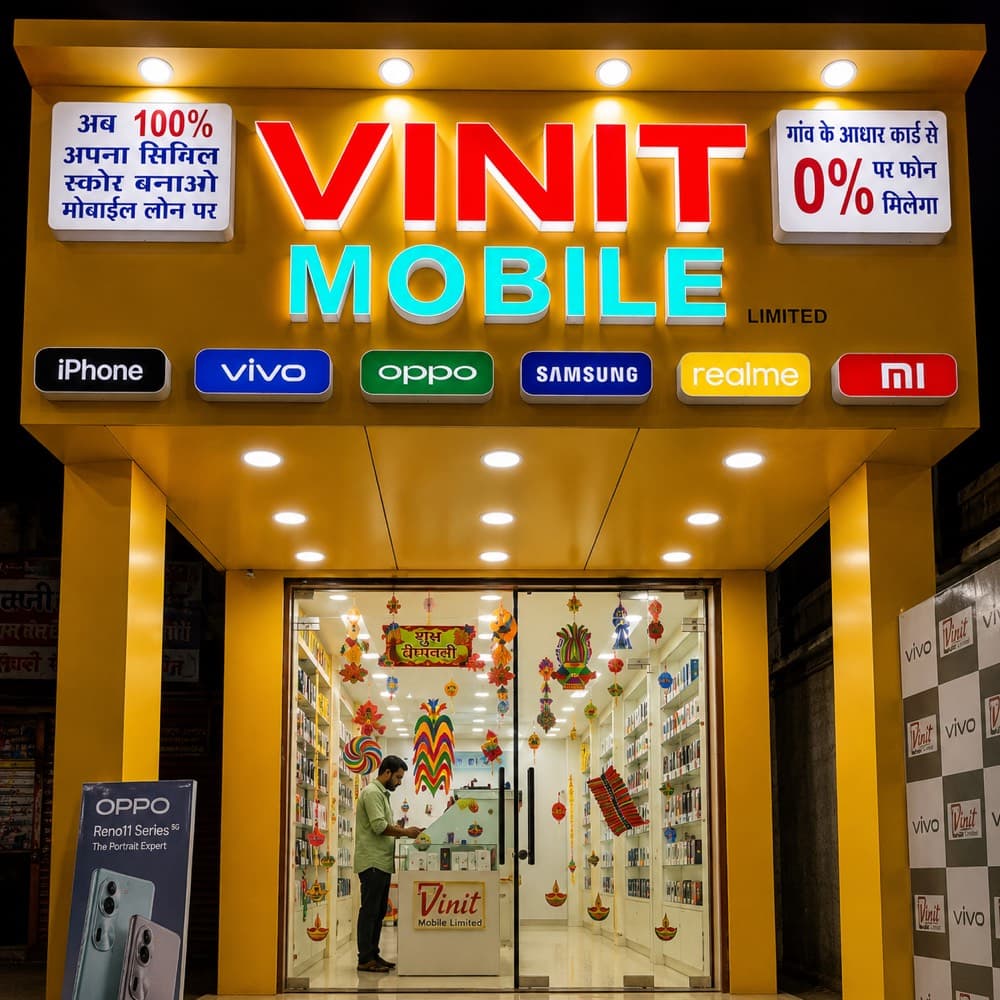Vinit Mobile store at Shiv Nagar, Sachin
